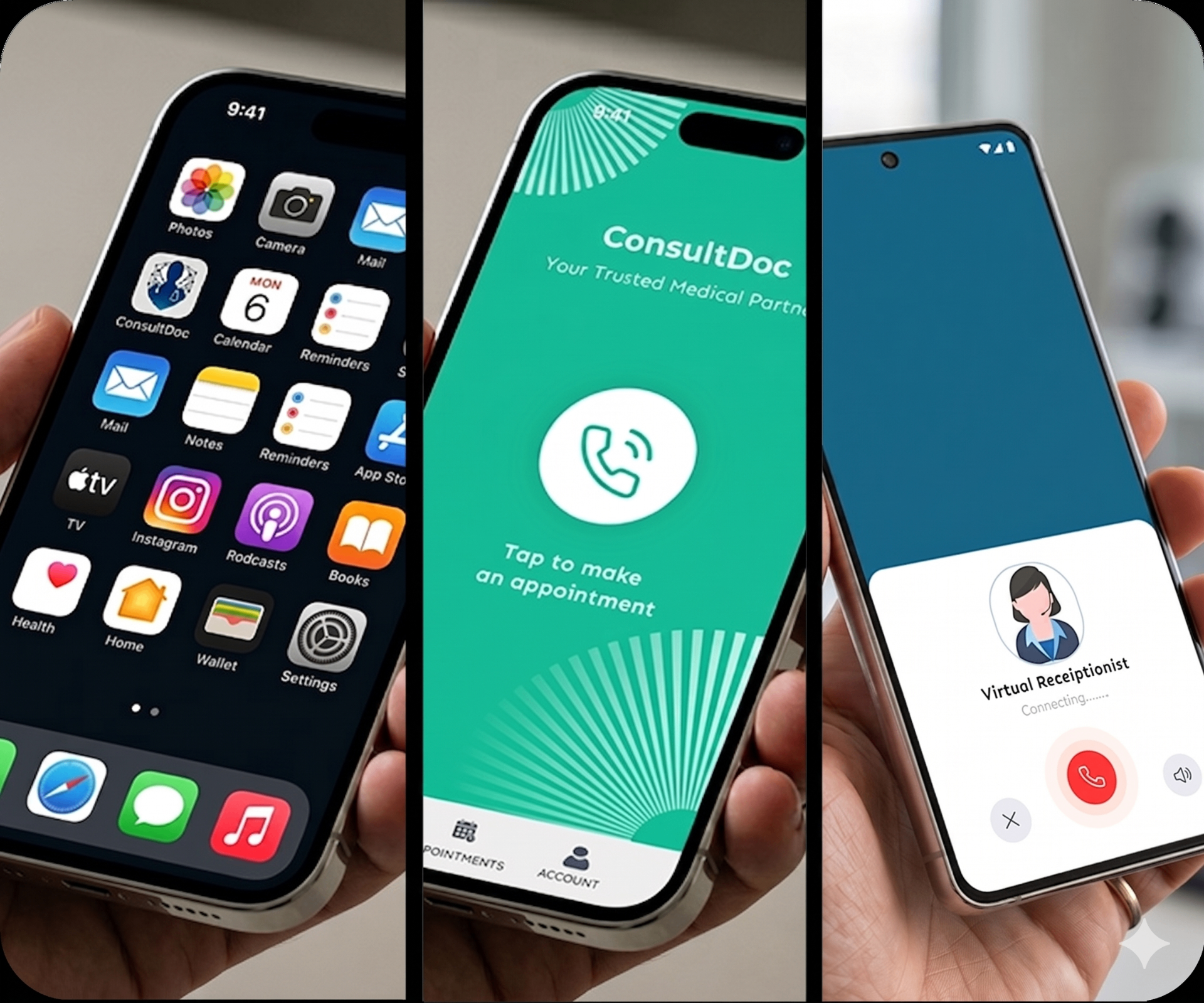 ConsultDoc on iPhone